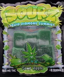 Sourz Gummies Sour Apple
